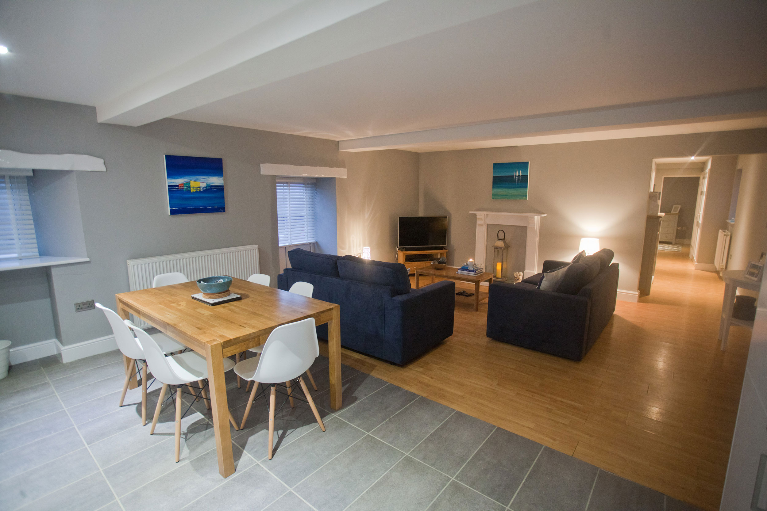 Holiday Cottage Tresaith open plan